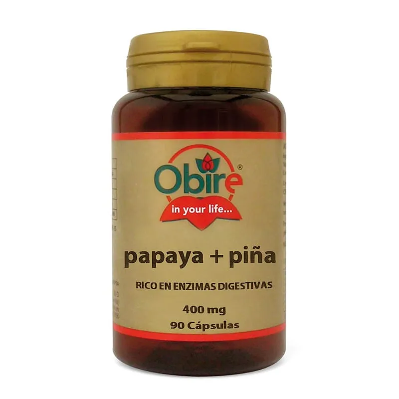Papaya y Piña 400Mg 90 Caps