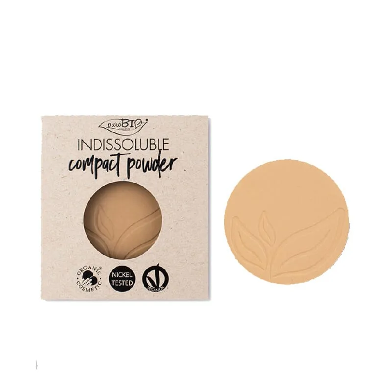 Polvos Compactos Indissoluble #03 Amarillo Recambio 9g Purobio