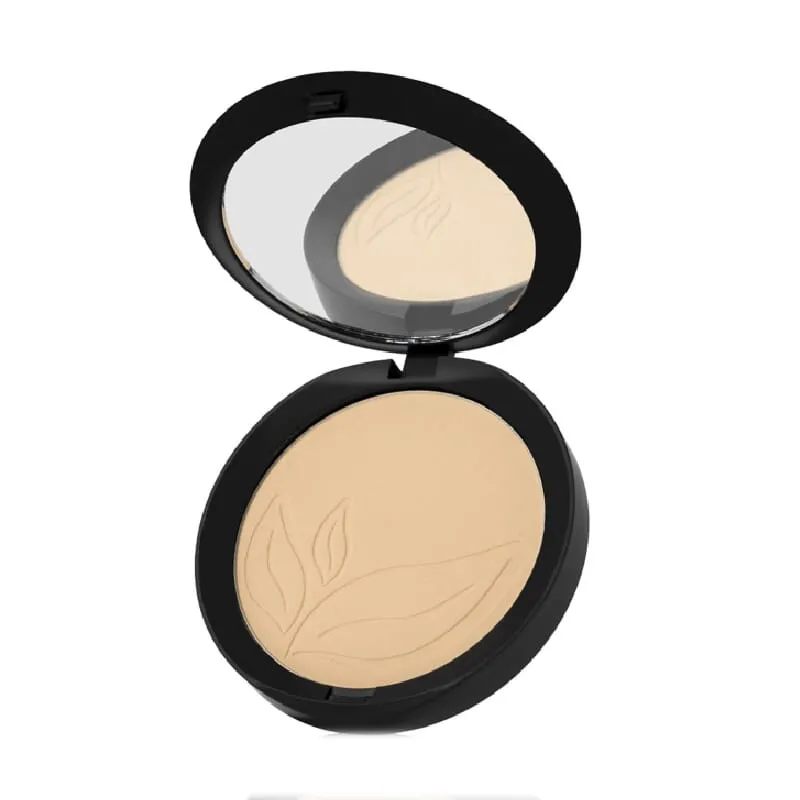 Polvos Compactos Indissoluble #02 Rosado 9g Purobio Ecoloógicos