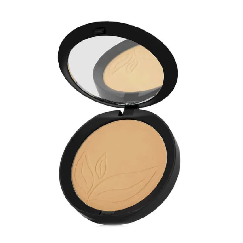 Polvos Compactos Indissoluble #04 Cálido 9g Purobio Ecoloógicos