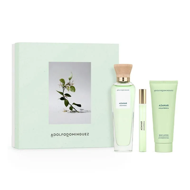 Agua Fresca de Azahar EDT 120 ml + EDT 10 ml + Loción 75 ml Lote