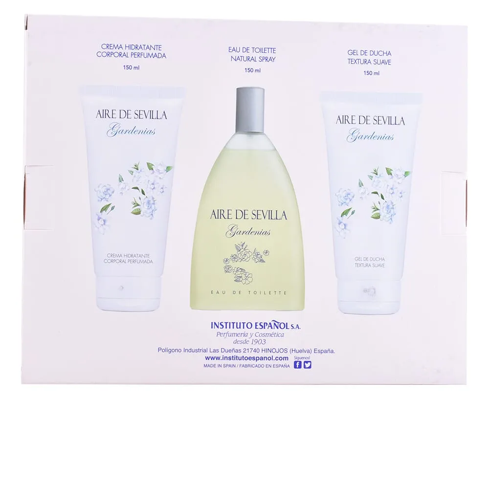 Aire Sevilla Gardenia Lote 3 Piezas EDT 150 ml