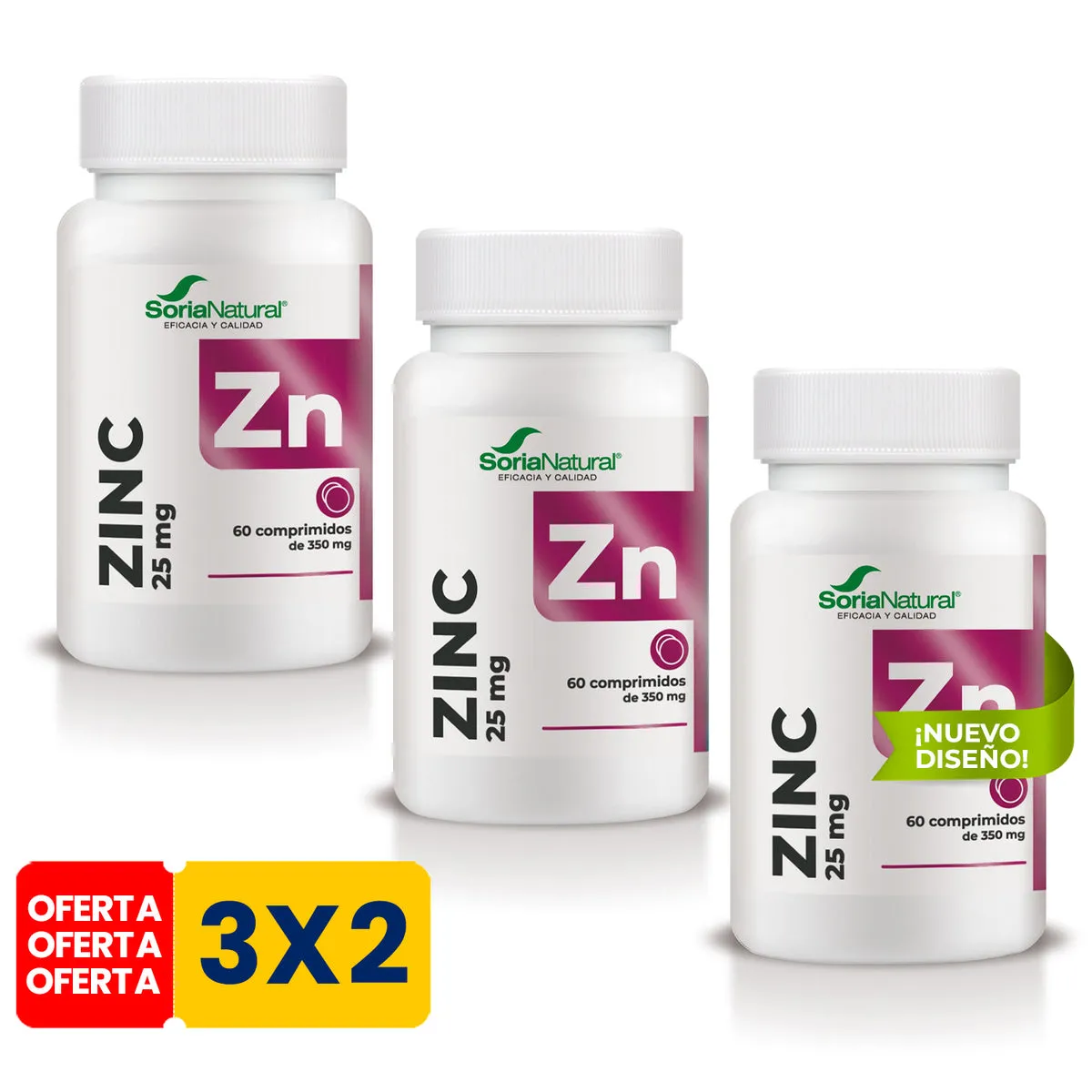PACK 3X2 ZINC LIBERACION SOSTENIDA SORIA NATURAL