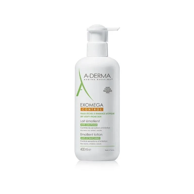 A-Derma Exomega Control Leche Emoliente 400 ml