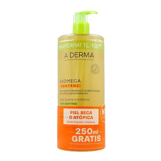 EXOMEGA CONTROL Aceite limpiador emoliente antipicores