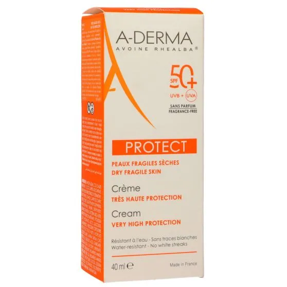 A-Derma Protect Crema sin Perfume SPF 50+
