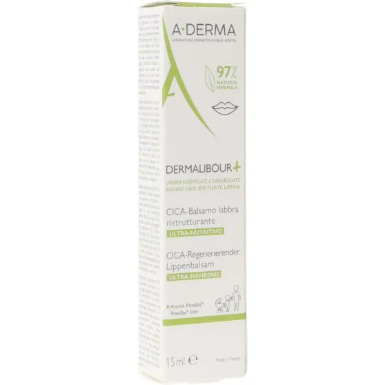 A-Derma Dermalibour Cica-Bálsamo Labial 15 ml