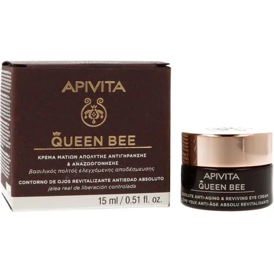 Apivita Queen Bee Crema Antienvejecimiento Holístico Contorno de Ojos