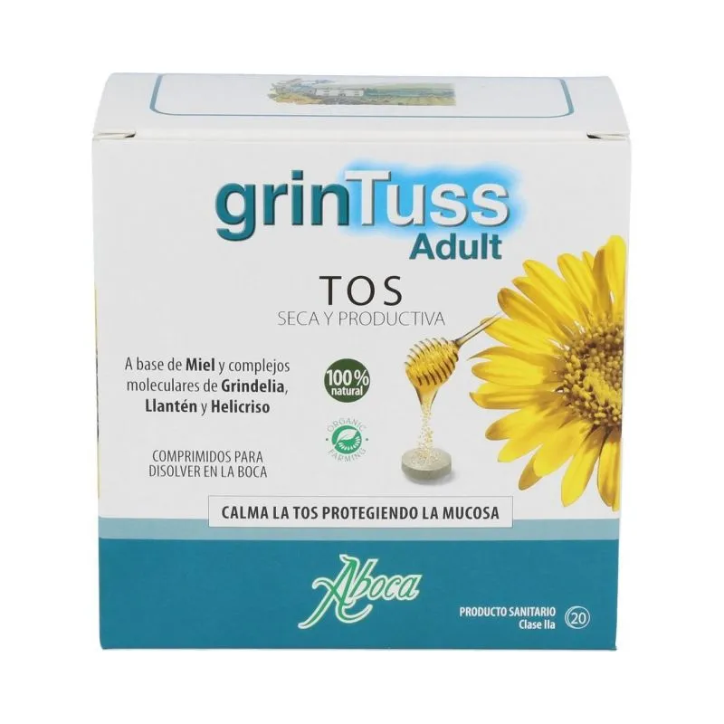 Aboca Grintuss Adult 20 Comprimidos