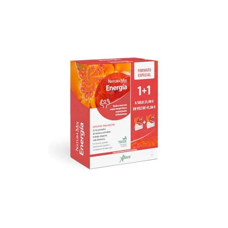 Aboca Natura Mix Advanced Energia Pack 2 x 10 Frascos