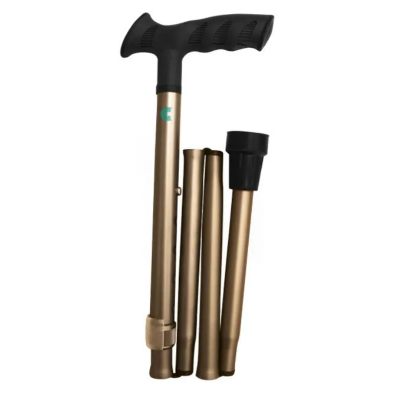 Acofar Bastón Muletilla Plegable Extensible Aluminio Cobre