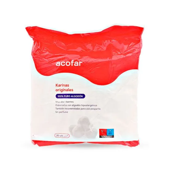 Acofar Karinas Originales Compresas 100% Algodón