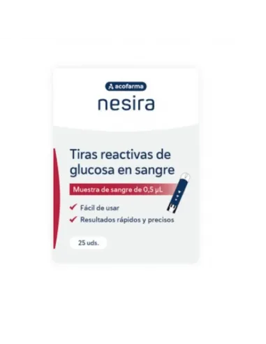 ACOFAR TIRAS REACTIVAS GLUCEMIA ACOFAR 25 TIRAS