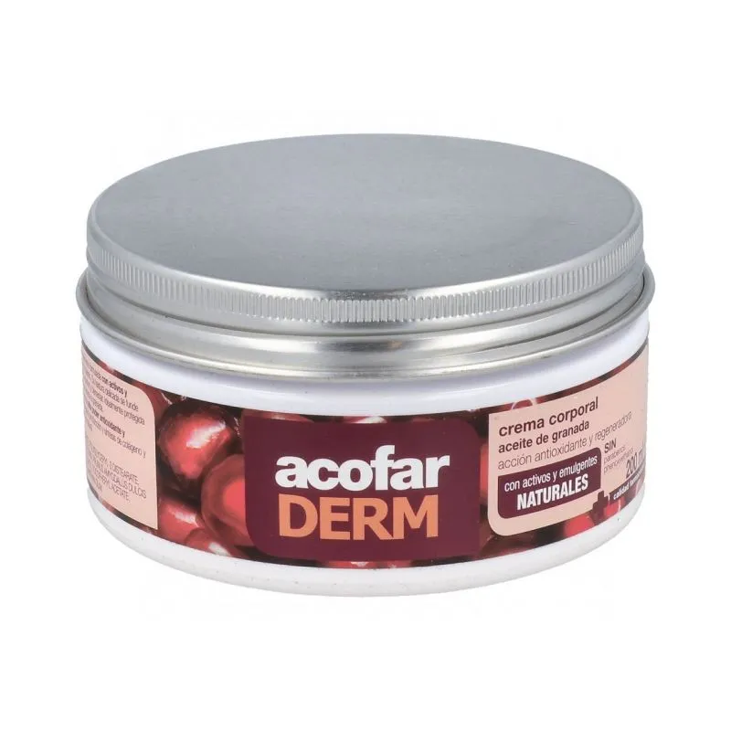 AcofarDerm Crema Corporal De Granada 200ml