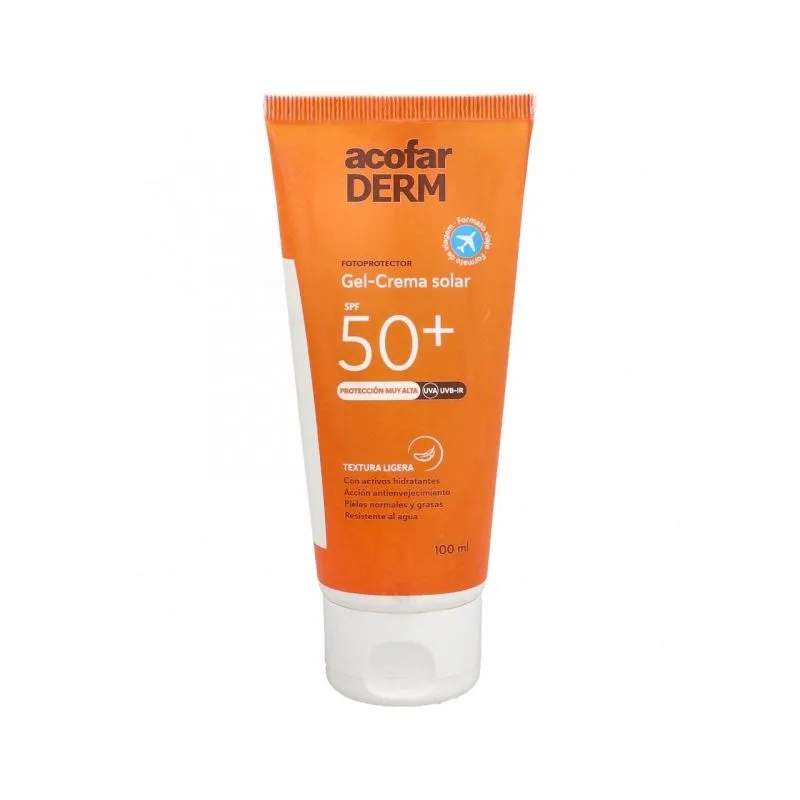 Acofarderm Solar Gel Crema SPF-50+ 100ml