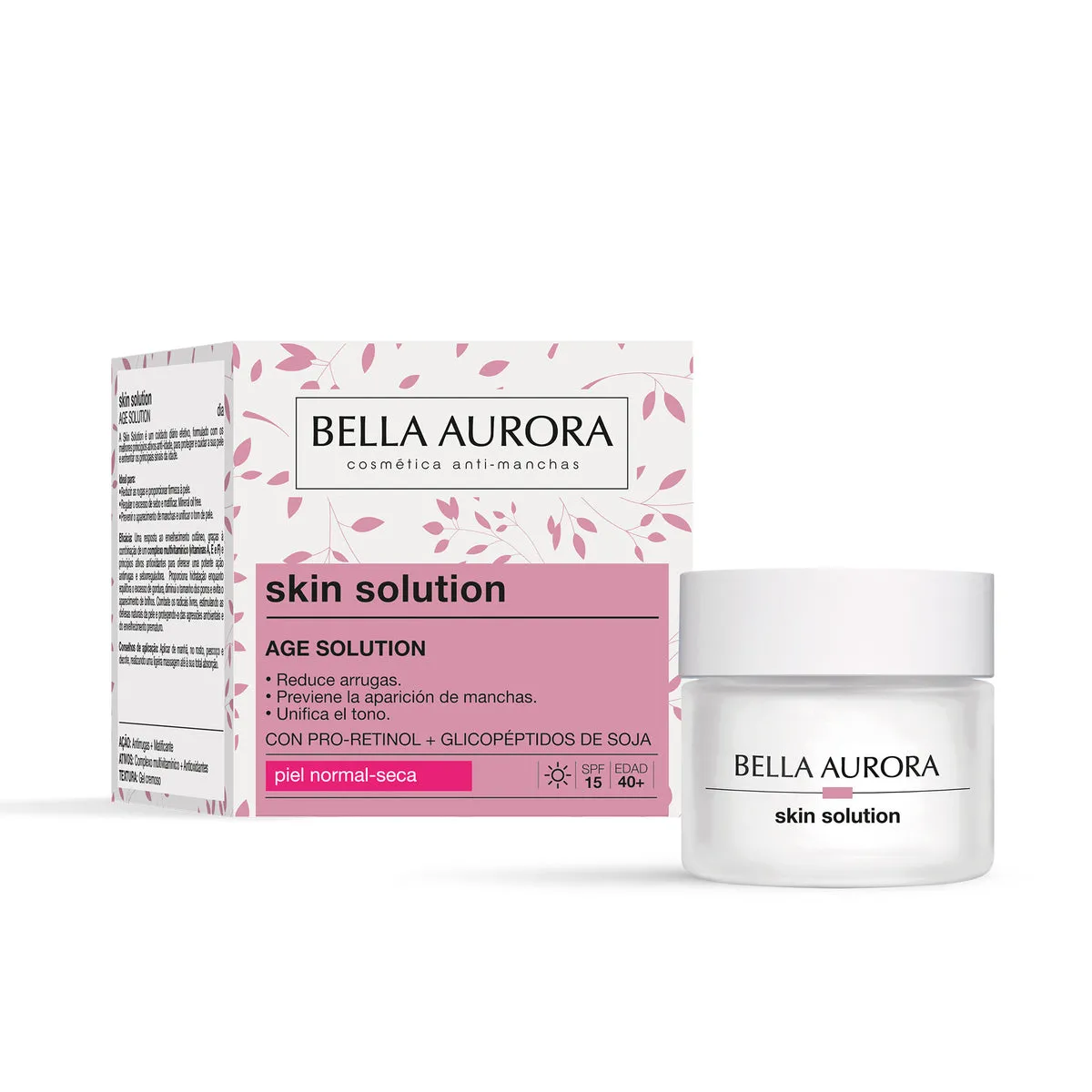 AGE SOLUTION antiarrugas + antimanchas 50ml.