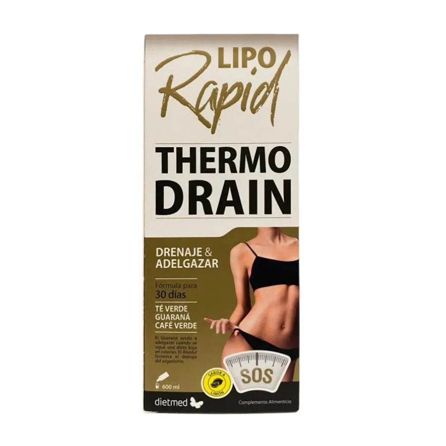 Liporapid Thermodrain Solución Oral 600 ml Dietmed