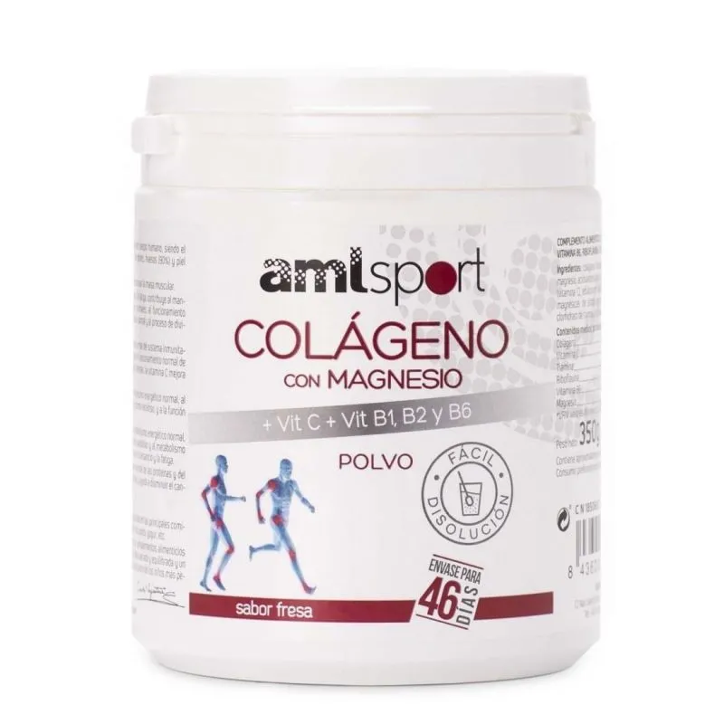 AML Sport Colágeno con magnesio +vit C +B1+B2 y B6 350gr