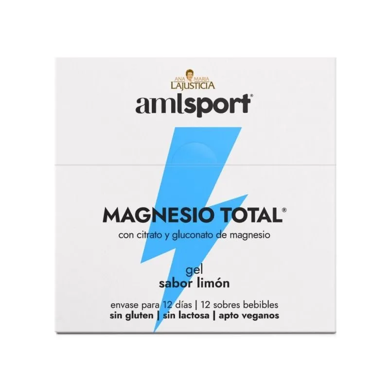 AML Sport Magnesio Total Gel 12 sobres x 20ml