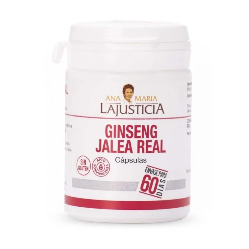 Ana María Lajusticia Ginseng con Jalea Real 60 Cápsulas