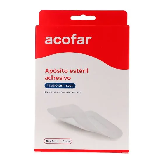 Apósito Estéril Adhesivo Acofar 10x8 cm – Pack 10 uds