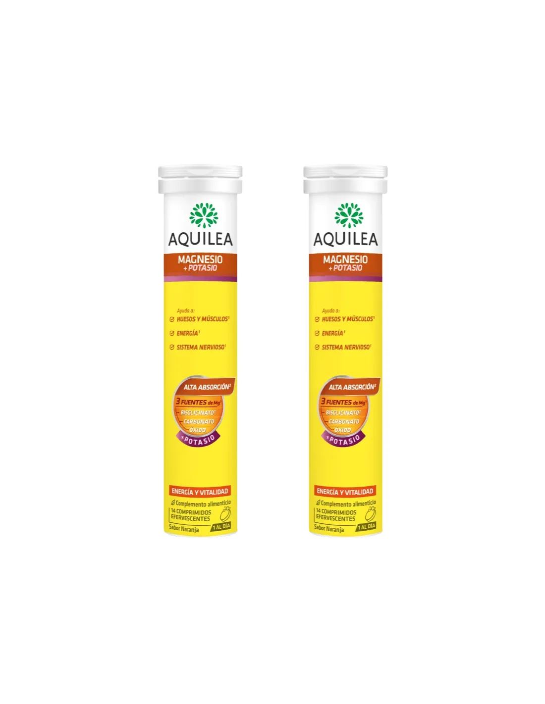 AQUILEA Magnesio + Potasio 28 Comprimidos Efervescentes