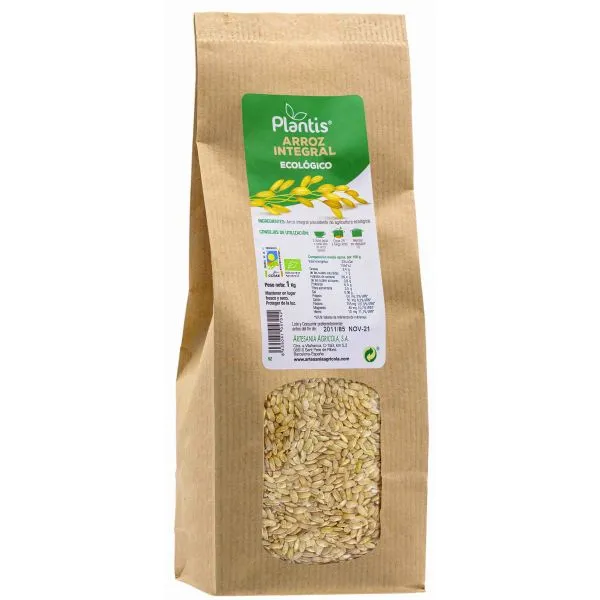 ARROZ INTEGRAL PLANTIS ECO 1KG ARTESANÍA AGRÍCOLA