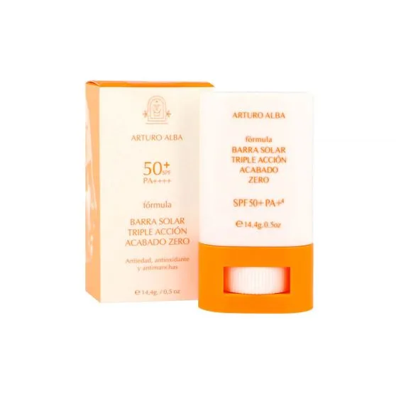 Arturo Alba Barra Solar Triple Acción SPF50+