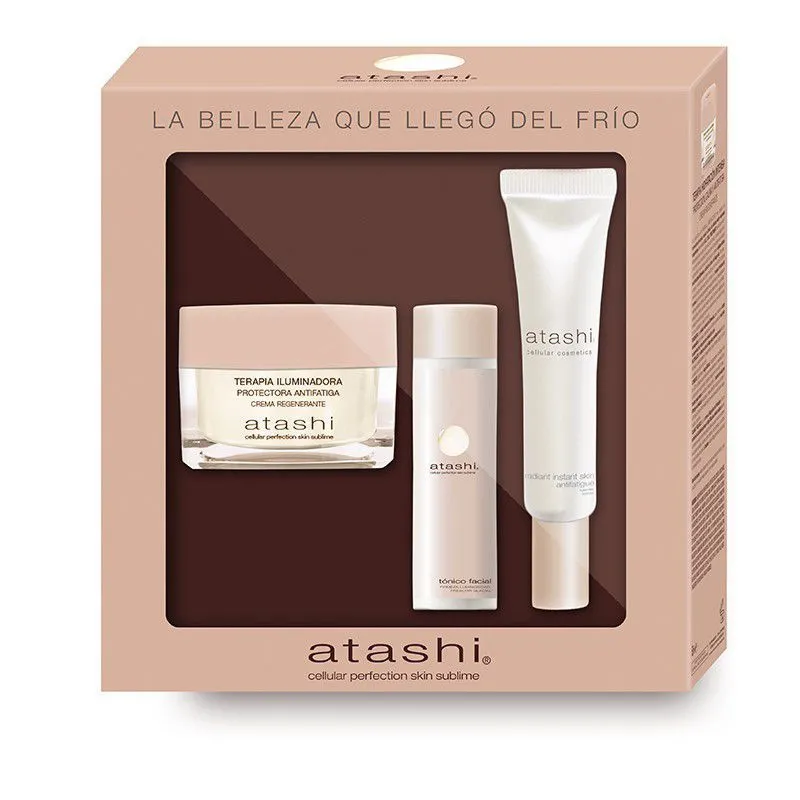 Atashi Cellular Cofre Iluminadora + Radiant + Tónico Facial