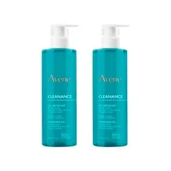 Avène Cleanance Gel Limpiador Duplo 400ml + 400ml