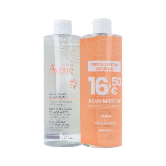 Avène Agua Micelar Desmaquillante 2 x 400 ml