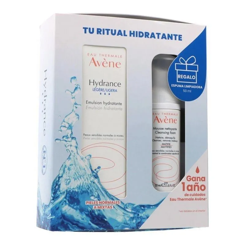 Avene Hydrance Ligera Emulsión 40ml + Espuma Limpiadora 50ml