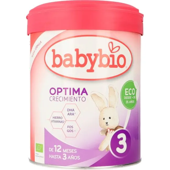 Babybio Optima 3 Leche de Crecimiento 800 gr