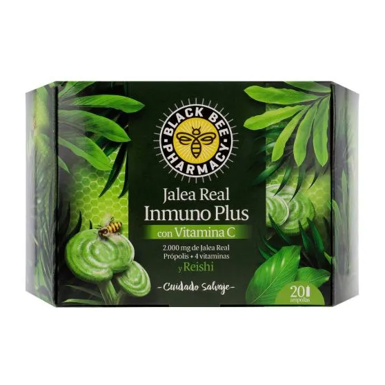 Black Bee Jalea Real Inmuno Plus C Vit 20 Viales