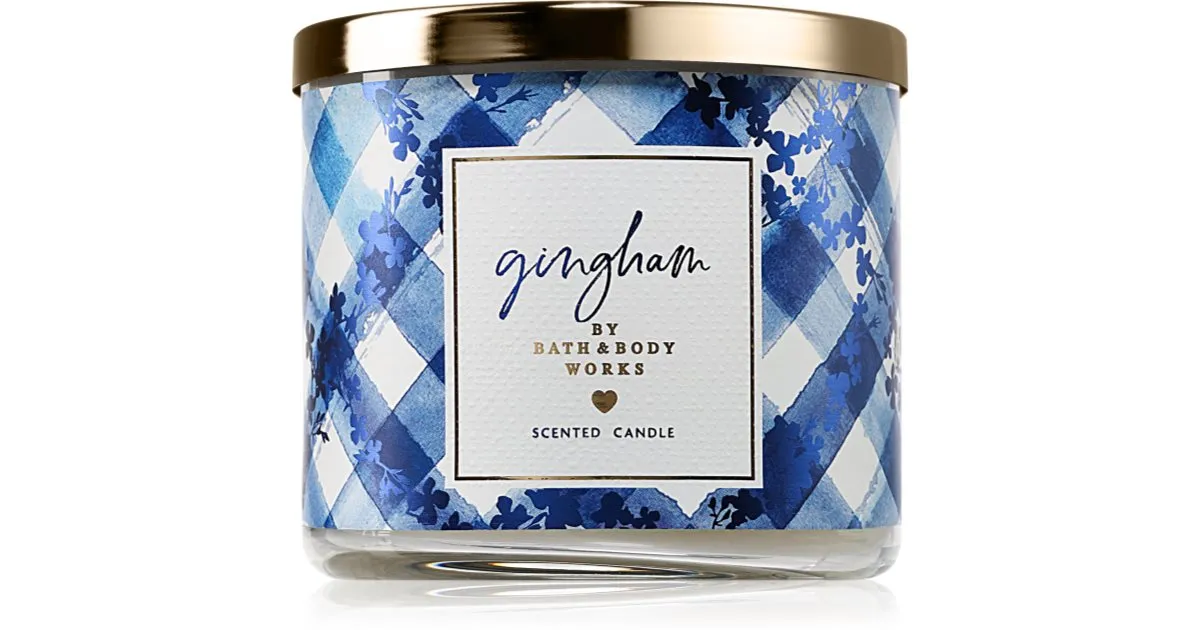 Bath & Body Works Gingham scented candle 411 g