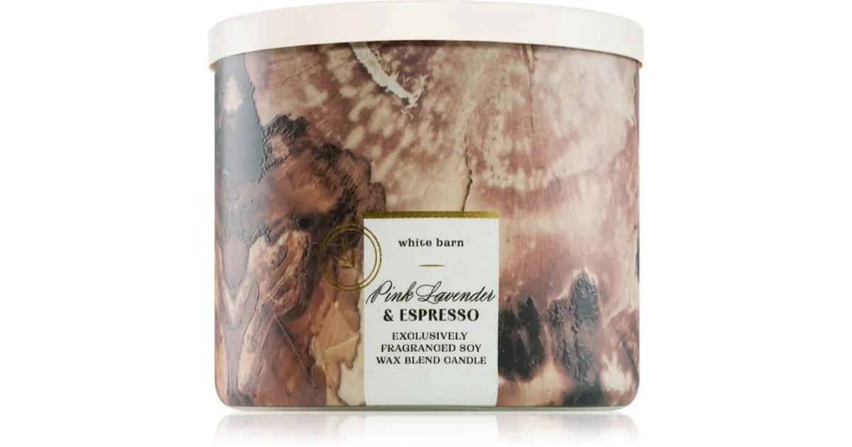 Bath & Body Works Pink Lavender & Espresso Scented Candle 411g