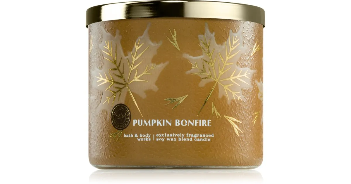 Bath & Body Works Pumpkin Bonfire scented candle 411 g