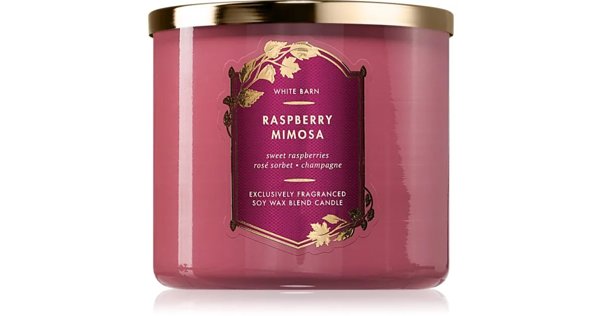Bath & Body Works Raspberry Mimosa Scented Candle 411g