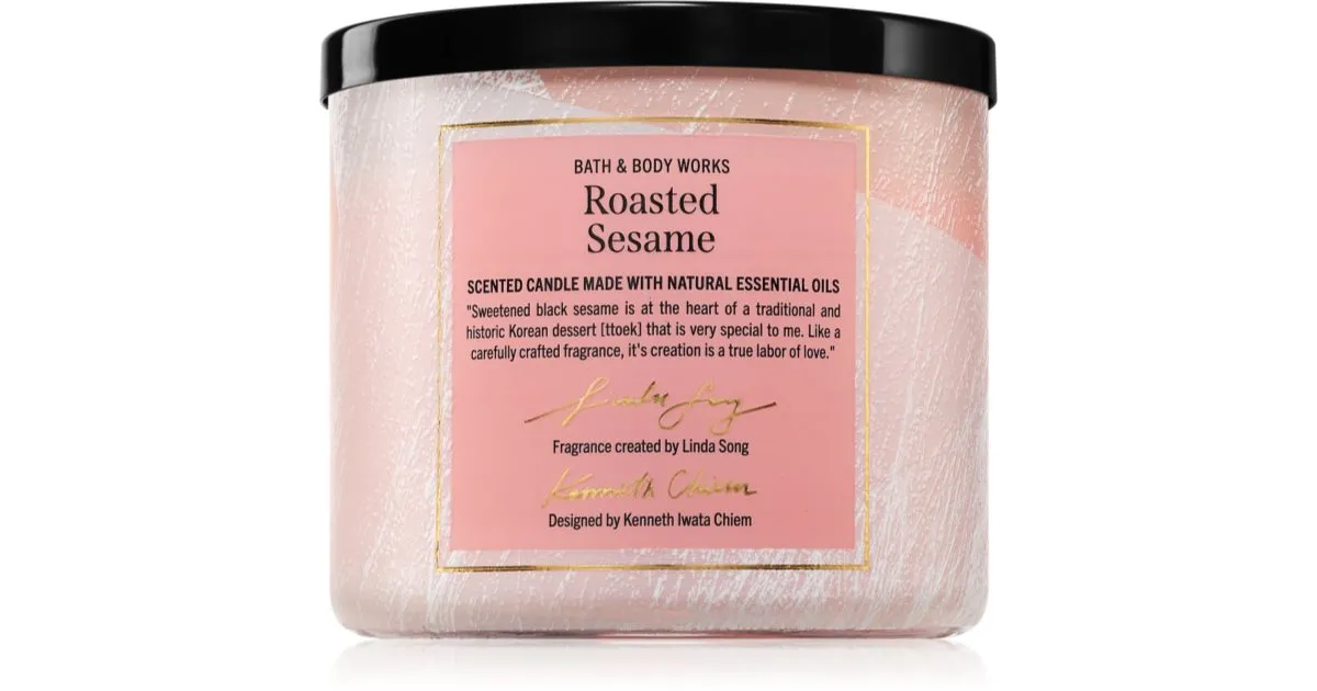Bath & Body Works Roasted Sesame scented candle 411g