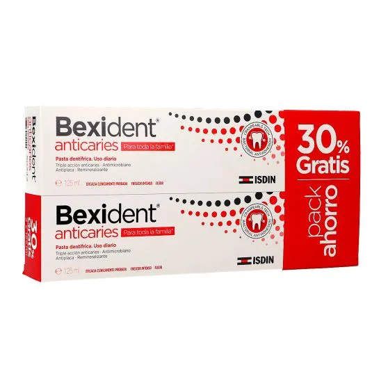 Bexident Anticaries Pasta Dentífrica duplo 2x125ml
