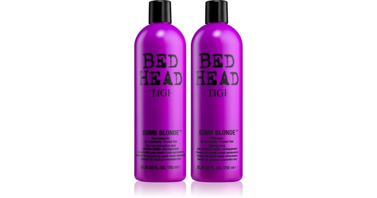 TIGI Bed Head Dumb Blonde Value Pack for Women's Dyed Hair