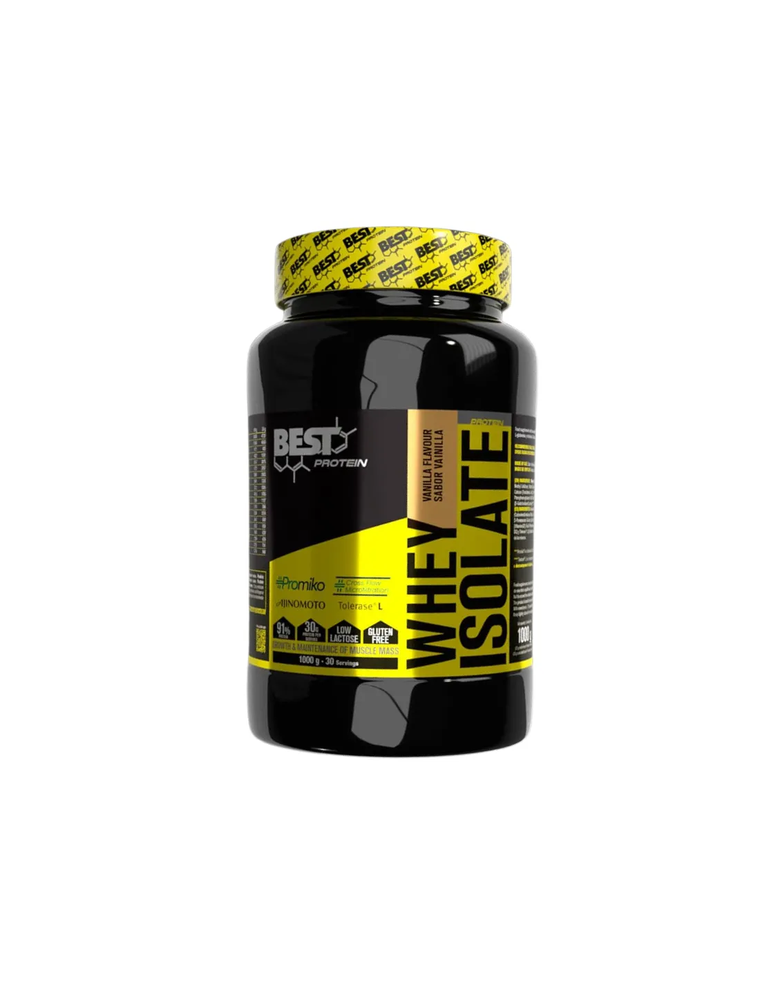 BEST Whey Isolate Sabor Vainilla 1000g