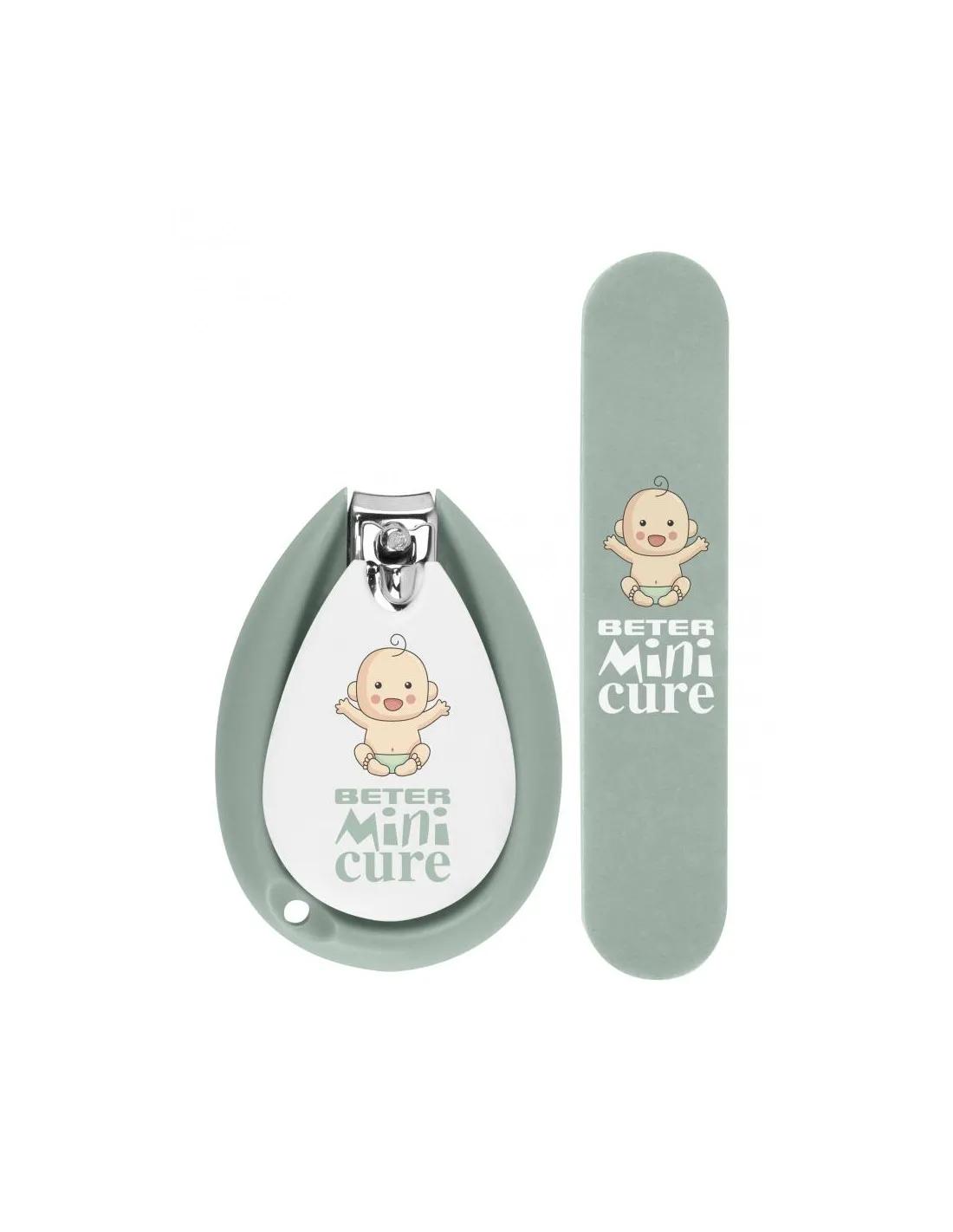 BETER Minicure Kit Bebé Cortauñas y Lima Extrasuave