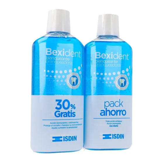 Bexident Blanqueante Colutorio Pack Ahorro 500 ml