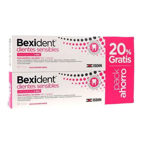 Bexident Dientes Sensibles Pasta Dentífrica Pack Ahorro