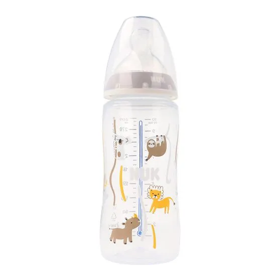 Biberón NUK FC+ 300ml Látex  Tetina Anatómica y Anticólicos 6-18m
