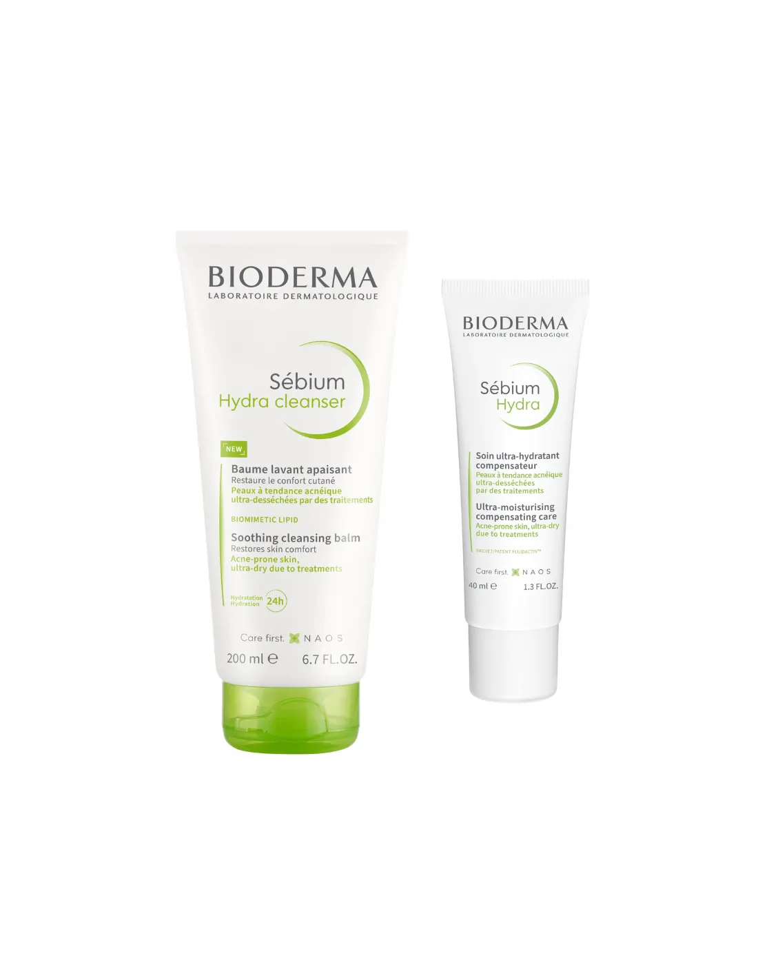 BIODERMA Pack Sébium Hydra Cleanser 200 ml + Sébium Hydra 40 ml