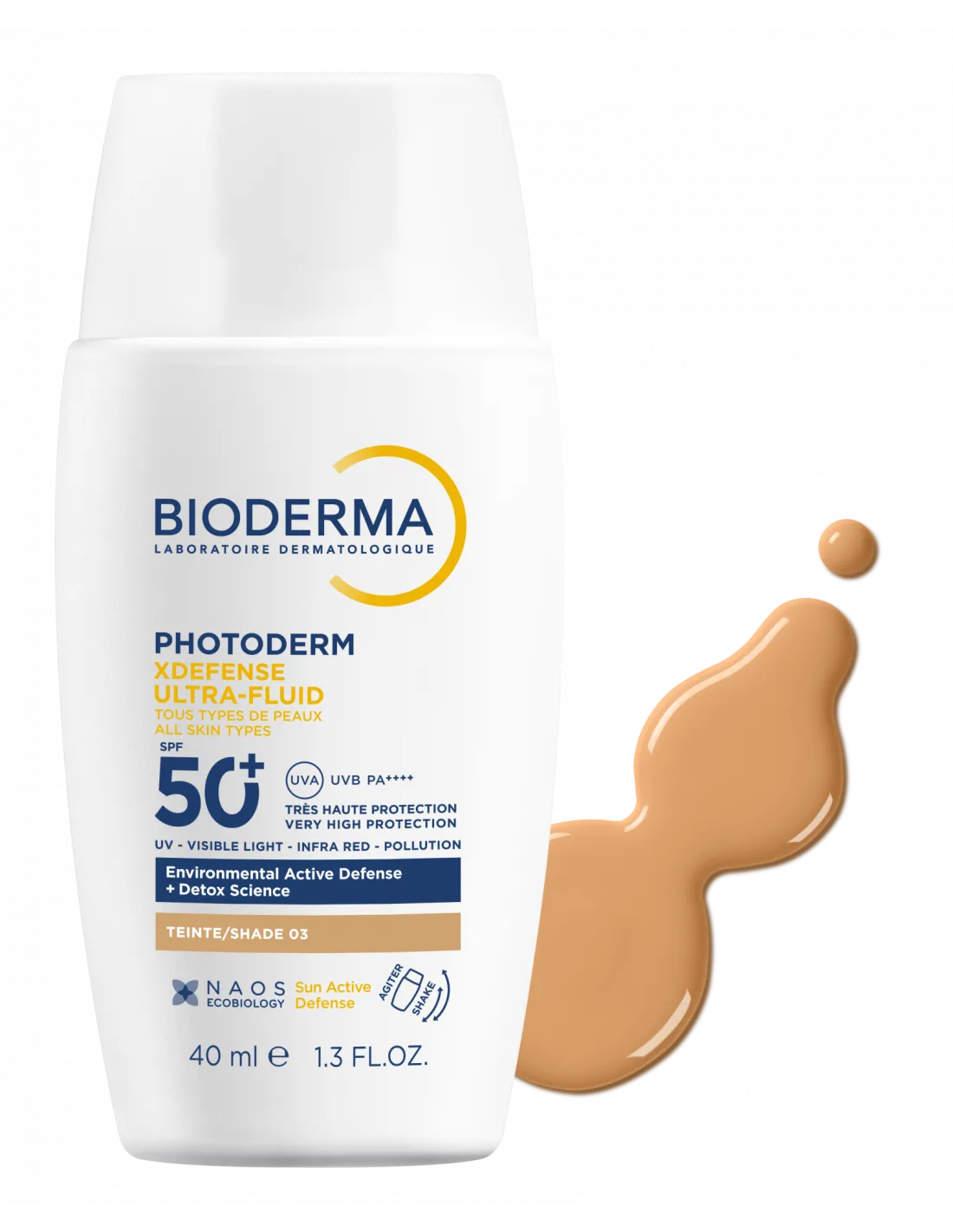 BIODERMA Photoderm XDefense Ultra-Fluid SPF50+ Tono 3 40 ml