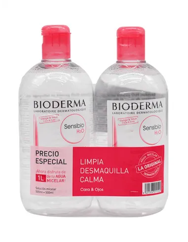 BIODERMA SENSIBIO AGUA MICELAR DUPLO 2 X 500 ML