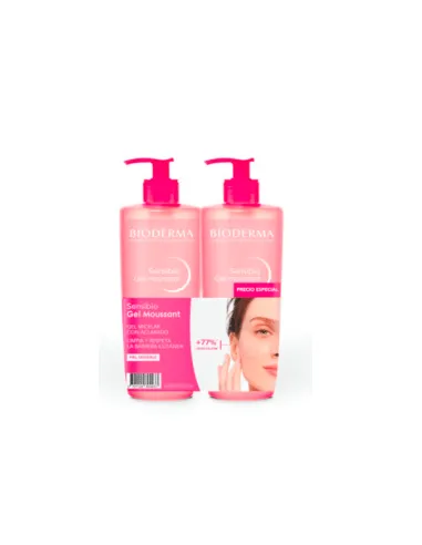 BIODERMA SENSIBIO GEL MOUSSANT SENSI 500ML DUPLO